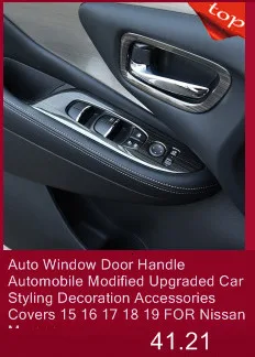 Авто оконная дверная ручка автомобильный модифицированный Модернизированный автомобильный Стайлинг украшения аксессуары Чехлы 15 16 17 18 19 для Nissan Murano