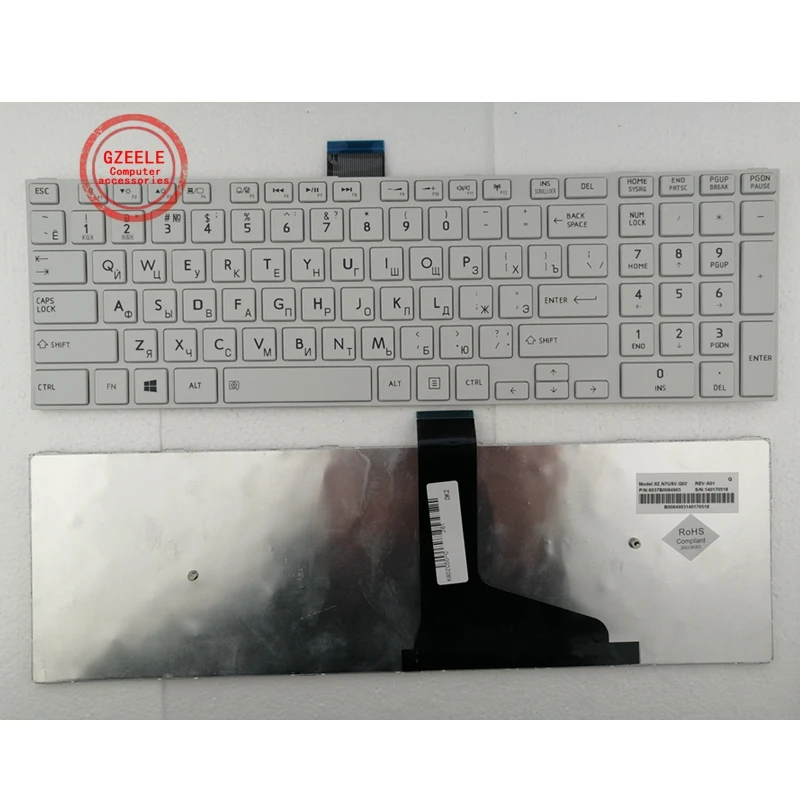 Teclado para Computador e Laptop Toshiba Satellite Drive Embutido Teclado de substituição - Imagem 2