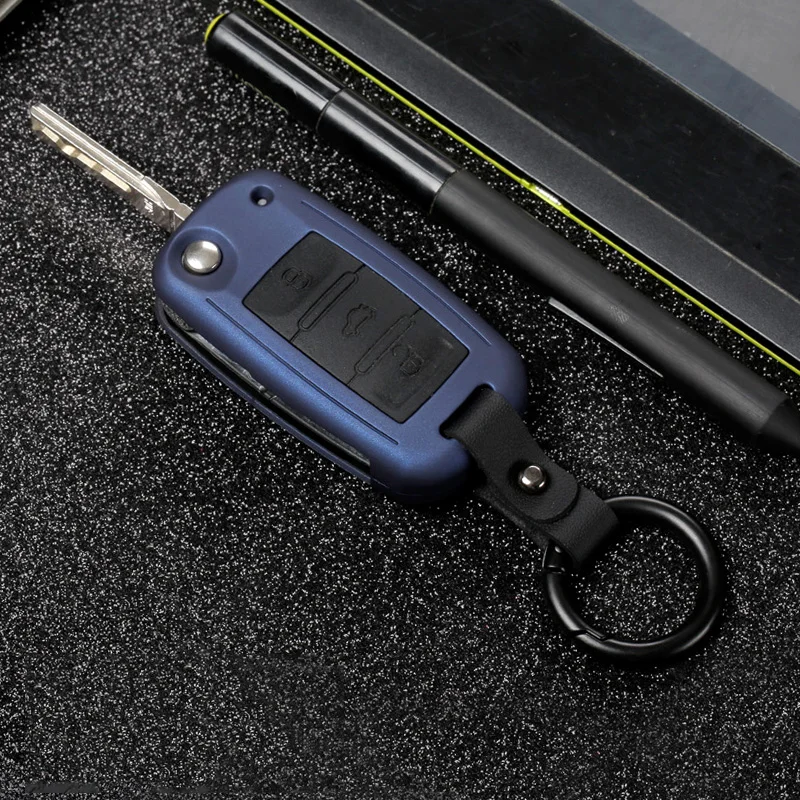 ABS Carbon fiber Car Remote Key Case Cover for VW Golf Bora Jetta POLO GOLF Passat For Skoda Octavia A5 Fabia For SEAT Ibiza L key case key case cover car key shell
