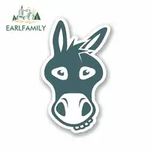 EARLFAMILY 13cm x 13cm Cartoon Donkey Funny Car Stickers Waterproof Anime Sunscreen Vinyl JDM Bumper Trunk Graphics Accessories EARLFAMILY 13cm x 13cm Cartoon Donkey Funny Car Stickers Waterproof Anime Sunscreen Vinyl JDM Bumper Trunk Graphics Accessories