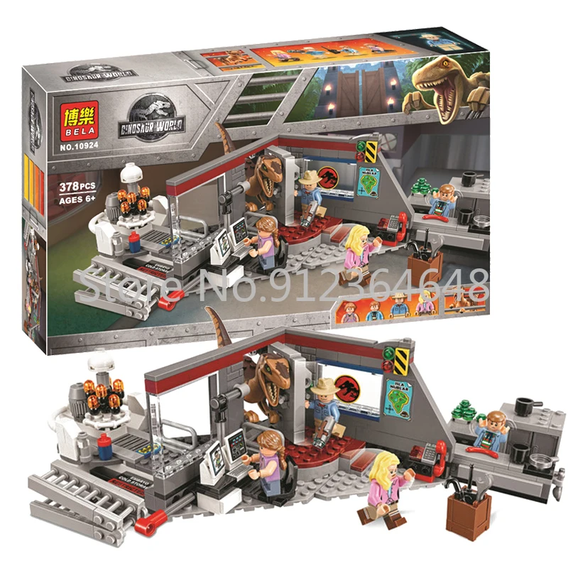 Jurassic Dinosaur Velociraptor Chase Alan Grant Model Building Blocks Assemble Toy Brick Compatible with 10924 | Игрушки и хобби