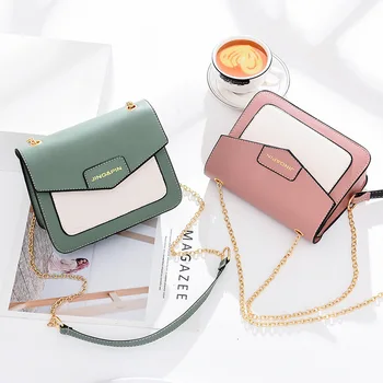 

Fashion women bag 2020 summer new small square bag wild chain shoulder messenger bag shoulder bag purse hand bag