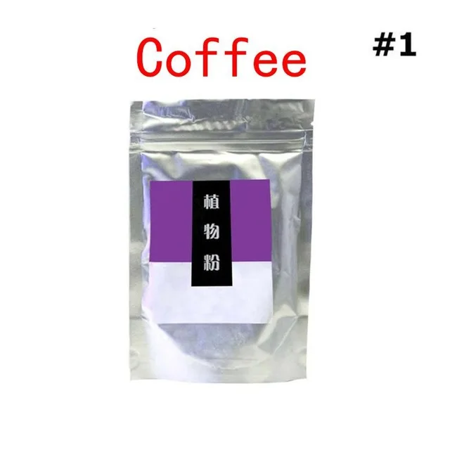 coffee. Аутентичная индийская чистая хна пудра для окрашивания волос все натуральные Пигментные Цвета для корня волос коснитесь бороды и пудра для бровей - Цвет: coffee.