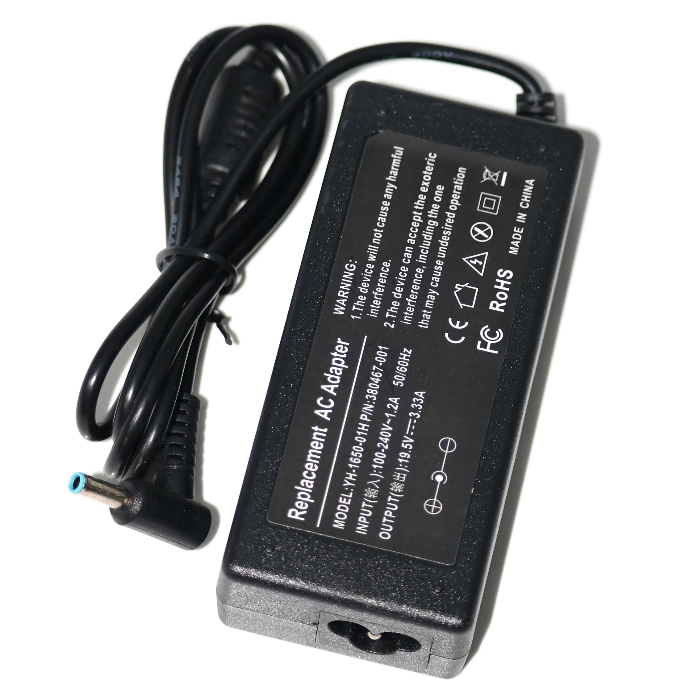 19.5V 3.33A 65W AC Power Adapter Charger Power Supply for HP 710412-001 PA-1650-32HH 753559-001 19.5V 3.34A