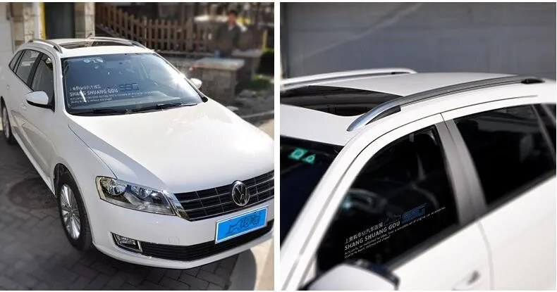 Для Volkswagen VW Gran Lavida 2013- багажник на крышу, рейлинги, барные стойки для багажа, верхние стойки, рельсовые коробки, алюминиевый сплав, паста, стиль