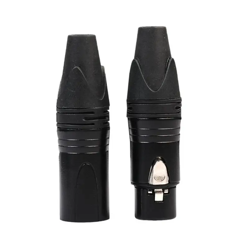 1 пара XLR 3Pin Мужской Женский DIY разъем для аудиокабеля Mic Разъемы Разъем под пайку