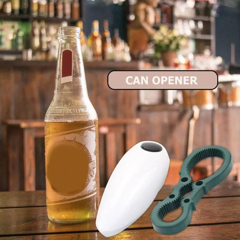Hands Free Mini Kitchen One Touch Automatic Electric Jar Can Tin Bottle Opener Product New High Quality Guarantee