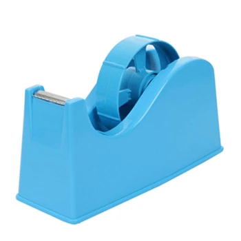

HOT-Desktop Tape Dispenser Adhesive Roll Holder with Weighted Non Skid Base