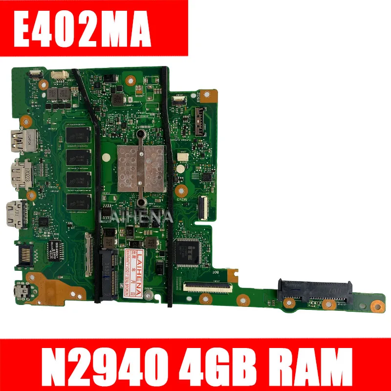 

E402MA For ASUS E402MA E502MA Laptop motherboard N2940 4G memory mainboard REV2.0 integrated cpu onboard work 100% Test