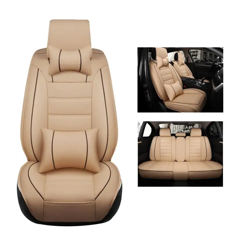 Кожаные универсальные чехлы для автомобильных сидений Honda all model URV CRV CIVIC fit accord city