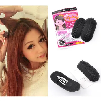 

Top Quality 2pcs/set Princess Hair Tool Set Bump It Up Volume Base Hair Inserts Beehive Design Hot Selling