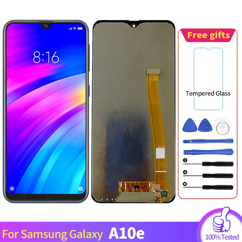 Для samsung Galaxy A10e lcd A102 A102U lcd дисплей сенсорный экран дигитайзер в сборе для samsung A102 lcd Замена