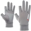 Summer Men Women Gloves Fishing Cycling Ice Silk Breathable Elastic Sun Protection Touchscreen Fitness Sports Driving Gloves 4