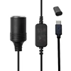 C63D USB C PD Female Type C Male to 12V Car Power Socket Cable for Car DVR GPS E-Dog 4