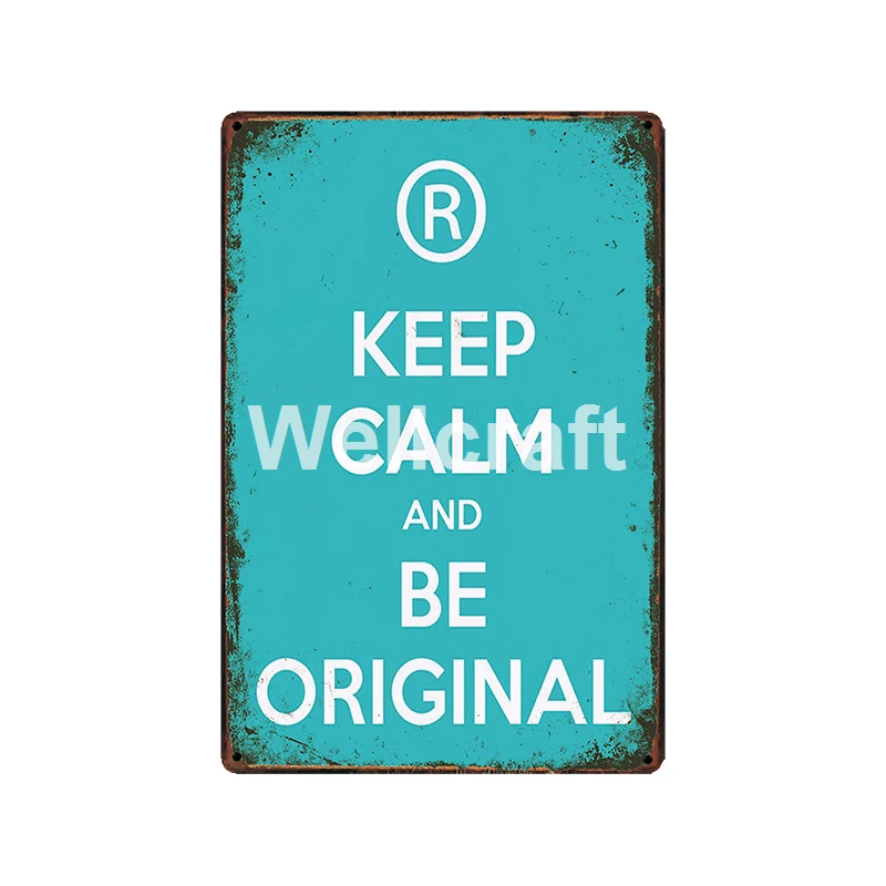 [WellCraft] на заказ keep calm Забавный металлический знак магазин гостиничный номер изготовление денег напиток Пиво Чтение на Декор Ретро подарок LT-1977