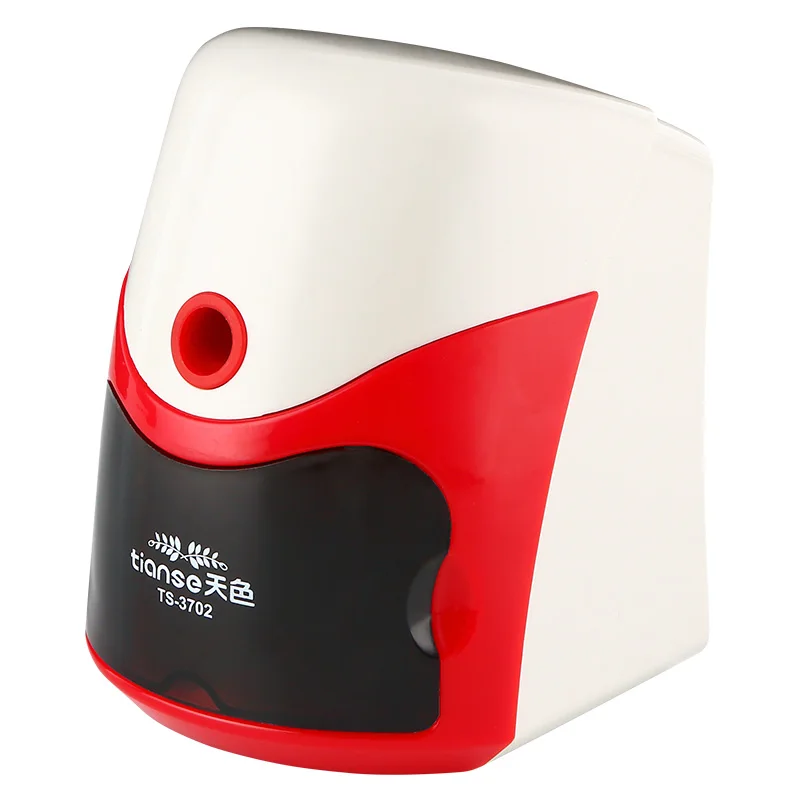 TS-3702-Red Tianse TS-3700/3701/3702 ручная Механическая точилка Kawaii Студенческая мультяшная точилка для карандаша ручная для детского школьного питания - Цвет: TS-3702-Red