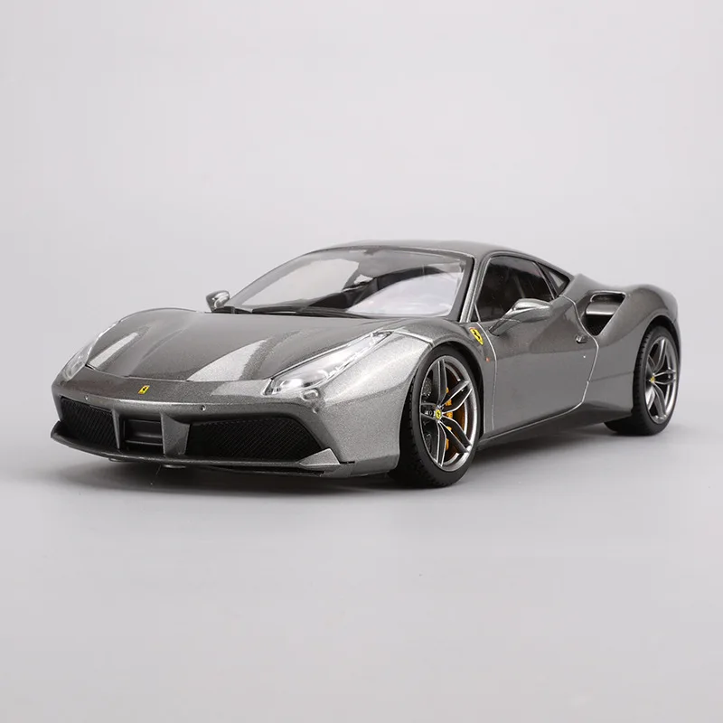 Collectible Static Alloy Model Cars Metal 1:18 Home Decor Craft Birthday Gift 488 GTR Sports Car Toys for Children | Дом и сад