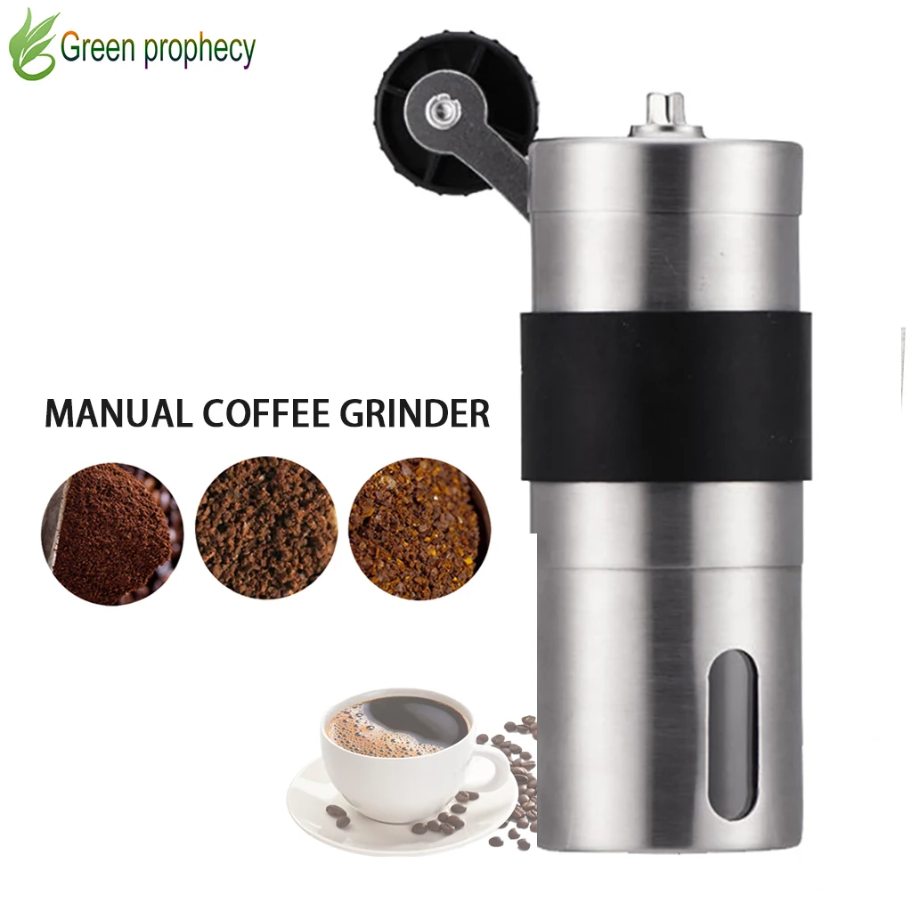 Нержавеющая сталь Регулируемая мельница для кофейных зерен ручная керамическая