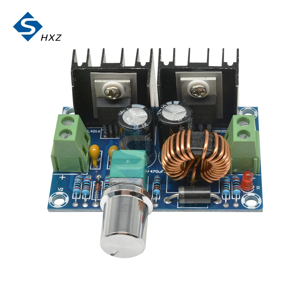 XH-M401 DC-DC 스텝 다운 벅 컨버터 전원 공급 장치 모듈, PWM 조절 가능, 4-40V  1.2V-36V 스텝 다운 보드, 100W 8A, XL4016E1