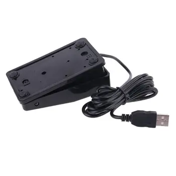 

USB Single Foot Switch Pedal Control Keyboard Mouse PC Game for Dos Win 7 MAC Y98E