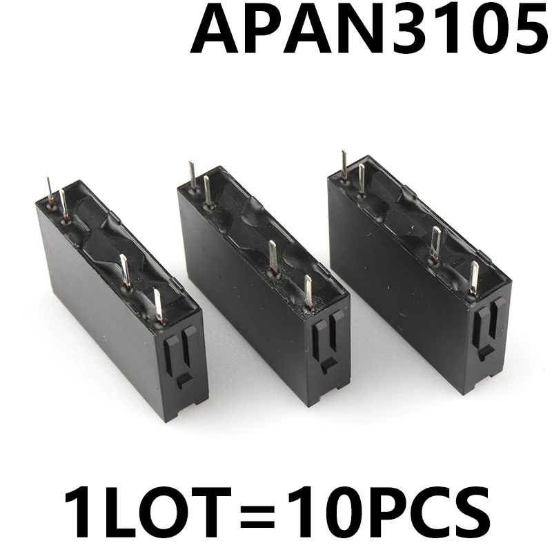 10Pcs Panasonic APAN3124 Power Relay 5A  4 Pins 