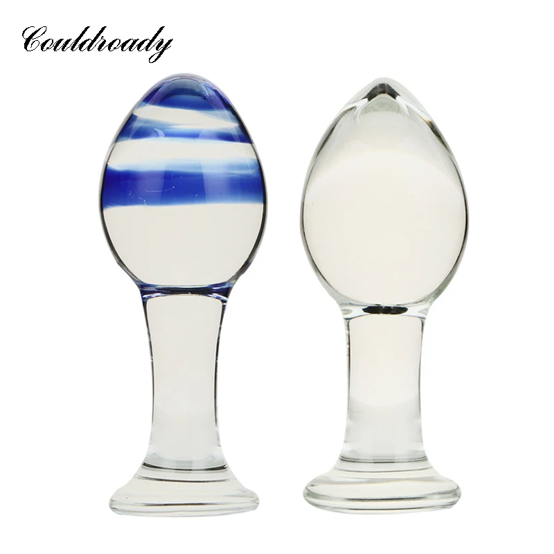 55 мм большая стеклянная Анальная пробка фаллоимитатор большие анальные бусины