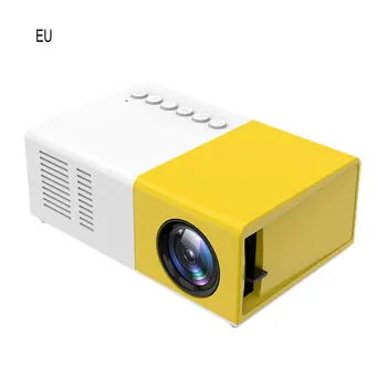 

J9 Mini Projector Household Full High Definition LED Support AV CVBS HDMI USB Multimedia Interfaces Beamer Projector UK Plug