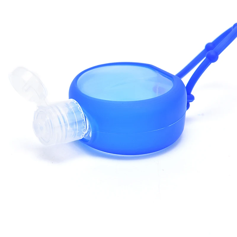30ml Portable Round Waterless Silicone Hand Sanitizer Disposable No Clean Detachable Cover Travel Safe Gel Color Randomly 30ml Portable Round Waterless Silicone Hand Sanitizer Disposable No Clean Detachable Cover Travel Safe Gel Color Randomly