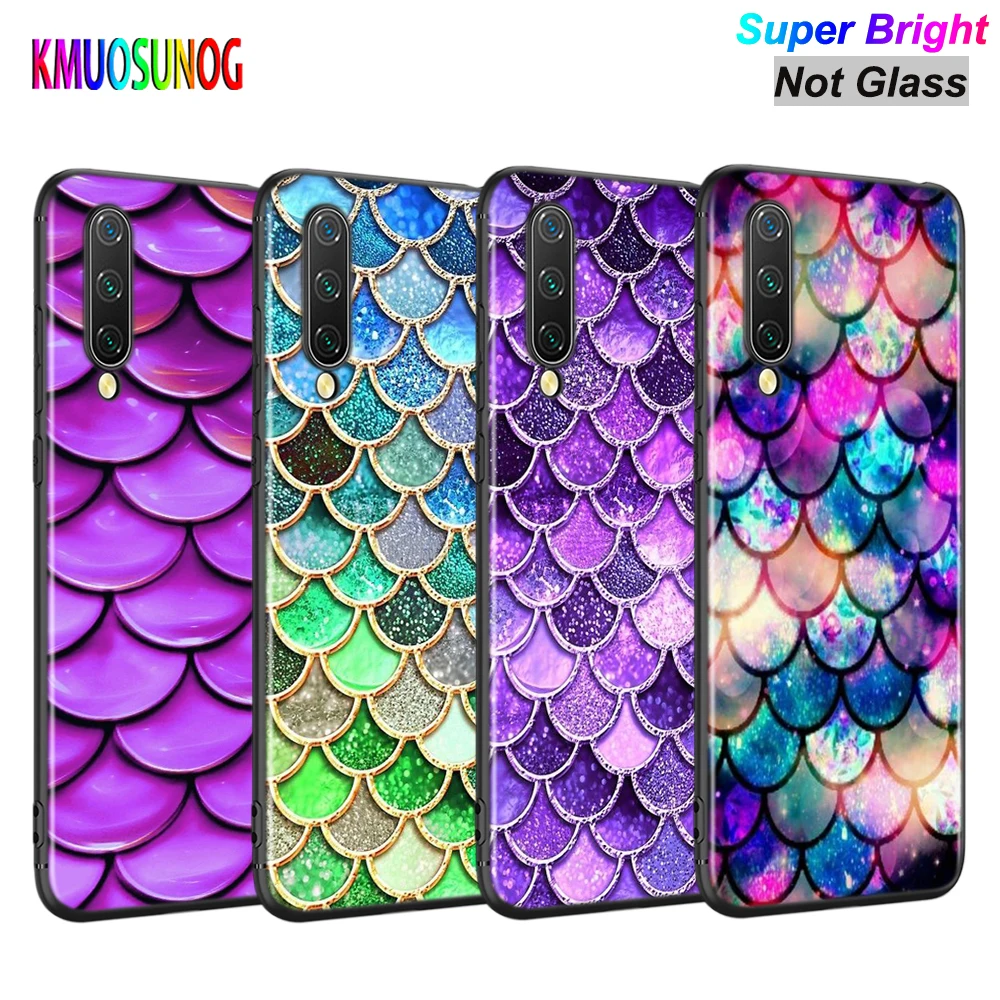 

Mermaid fish Silicone Cover For Xiaomi Mi Note 10 Ultra 9T 9 SE A3 Lite Poco X3 NFC M2 Pocophone F1 Pro Phone Case