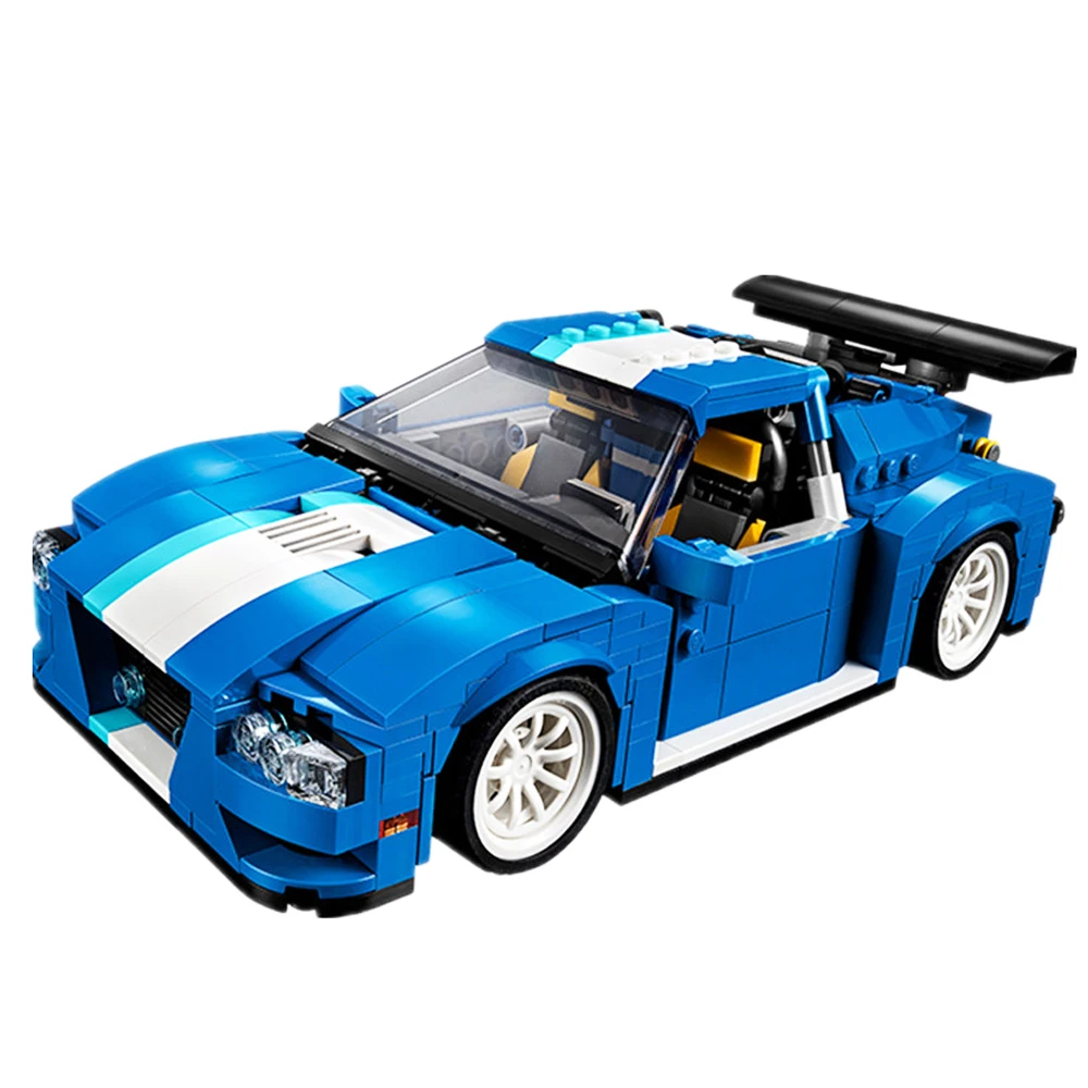 3 в 1 Детский конструктор Turbo Track Racer 3119|building blocks set|block setcity building |