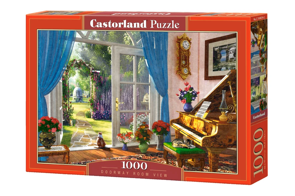 Castorland 1000 головоломки игрушки внешний вид окна для взрослых подарок игрушки