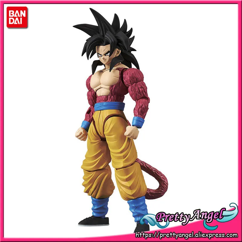 Подлинная BANDAI духи фигура-подъем стандартная сборка Dragon Ball Super Broly Супер Saiyan Gogeta Vegetto Goku фигурка - Цвет: SS 4 Son Goku