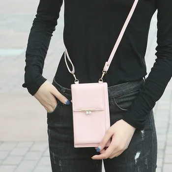 

Bag Women's2019New Multi-Function Bag Change Halter Custom Mobile Phone Bag Women's Bag-Women's Wallet