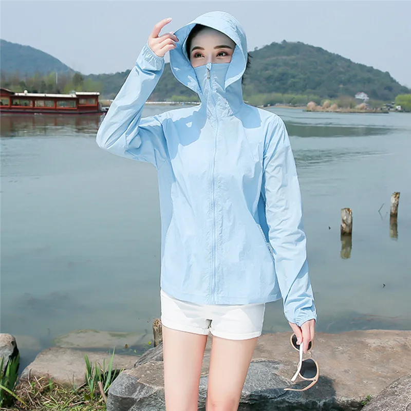 Outdoor Sun Protection Clothing Women'S  Jacket UV Protection Summer Hiking Shirts Outdoor Sun Protection Clothing  #0G21 (9)