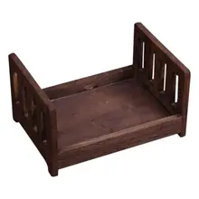 Реквизит для фотосъемки новорожденных деревянная кровать Младенческая поза детский реквизит для фотосъемки съемный фон реквизит аксессуары для детской фотосъемки