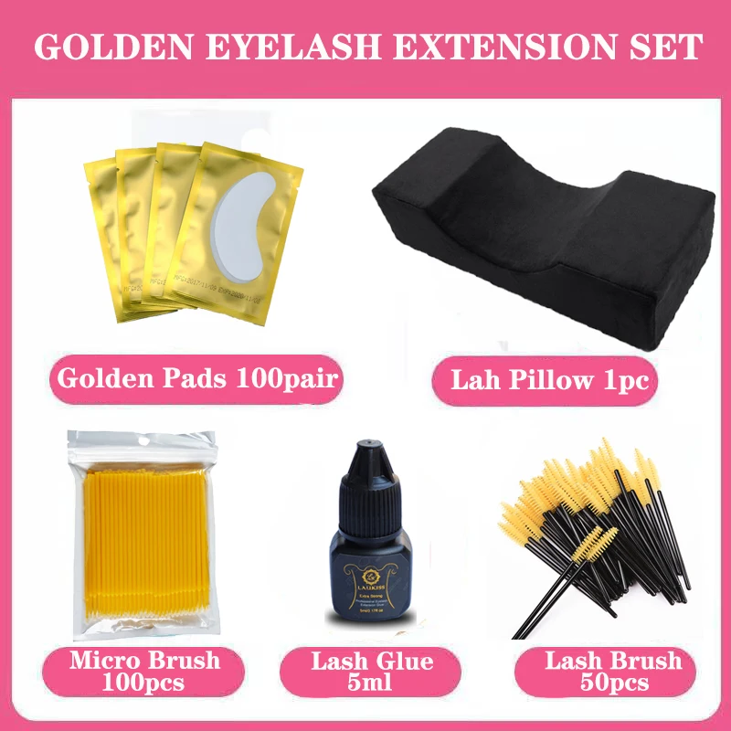 Lash Extension Set Пластыри для наращивания ресниц кругов под глазами колодки наращивание ресниц Пластыри для ресниц 25/50/100 пар, инструменты для наращивания - Цвет: Lash Extension Set