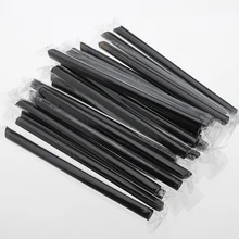 100pcs 7" Big Huge Milkshake Straws Pearls Boba MilkTea Smoothie Drinking Party