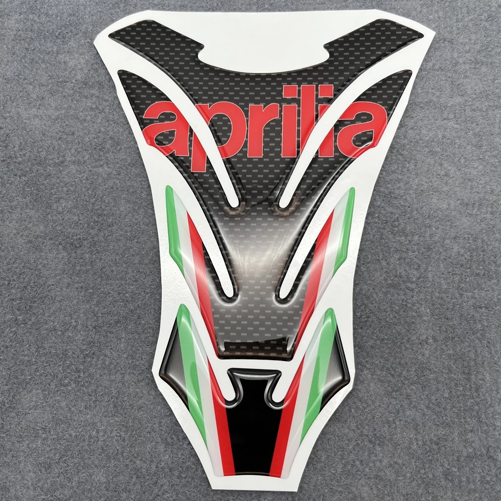 3D Italy Style Motorcycle Fuel Gas Tank Cover Pad Guard Sticker 3M PVC Decal For Aprilia RSV4 RSV1000 GPR125