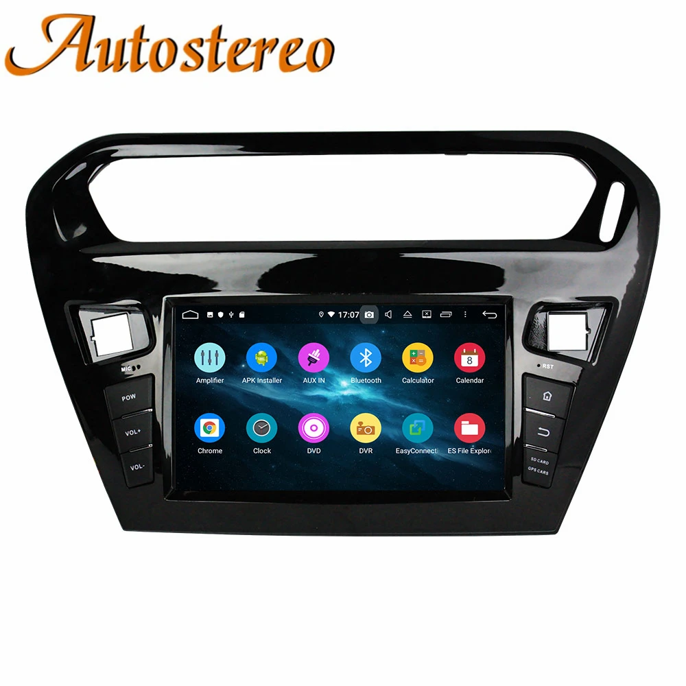 Android 9 0 автомобильный DVD плеер GPS навигационная карта для CITROEN Elysee 2013 2016 PEUGEOT PG 301