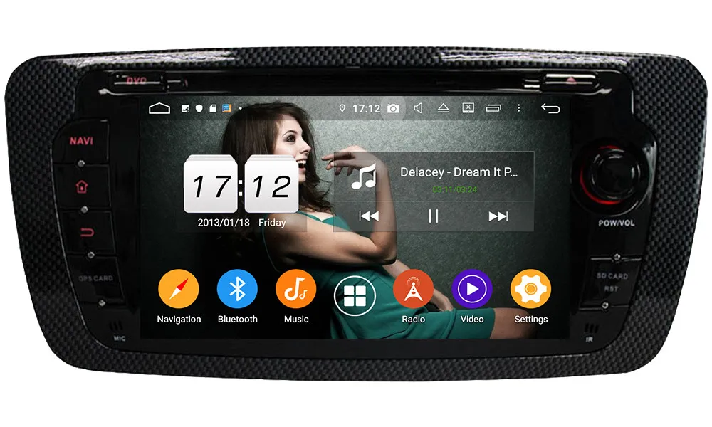 Klyde 4G Android 9 Восьмиядерный 4 Гб ОЗУ 64 Гб ПЗУ DSP BT автомобильный DVD мультимедийный плеер для Seat Ibiza MK4 6J SportCoupe Ecomotive Cupra