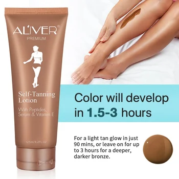 

Self Sun Tan Tanning Suntan Cream Color Stay Bronze Enhance Day Tanning Cream Natural Bronzer Sunscreen Tanner Lotion