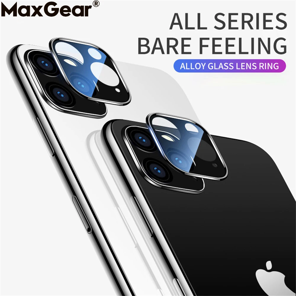 

Camera Lens For iPhone 11 Pro Max Full Cover Back Screen Protector iPhone11 11Pro Titanium Alloy Metal Rear Lens Protection Film
