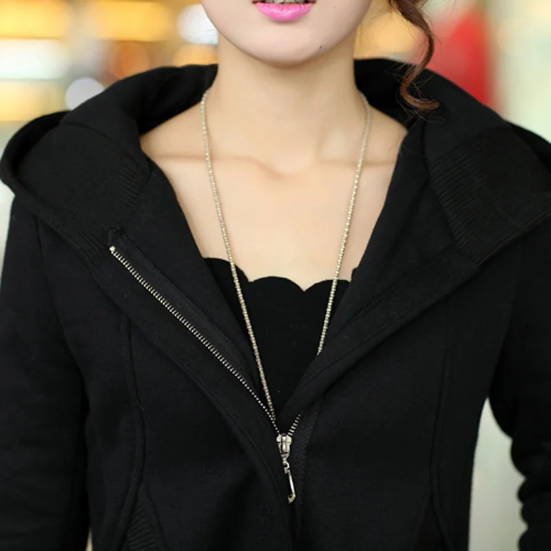 Hoodies Women Coat Autumn Women Sweatshirts Plus Size 4XL 5XL 6XL Jackets Hooded Thickening Free Shipping Fashion New Oversized