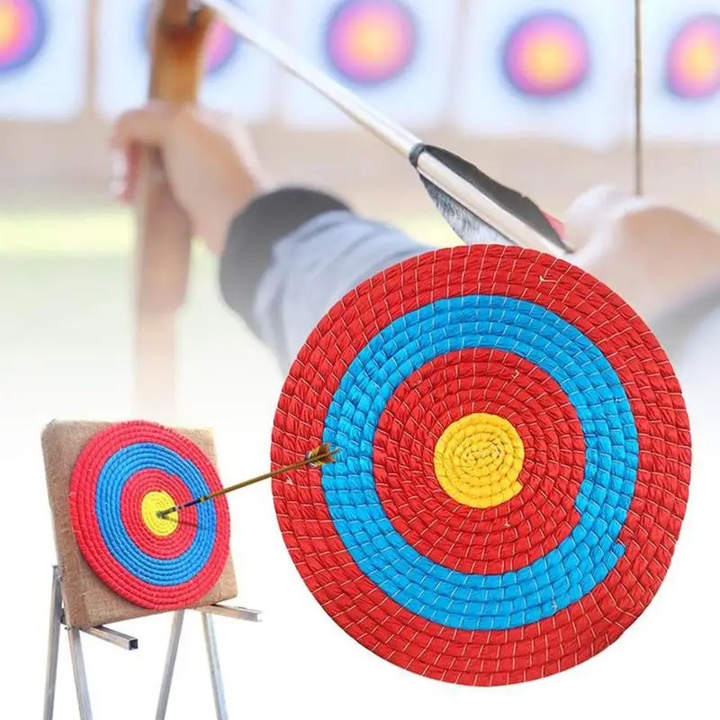 Single Layer Grass Archery Target Shooting Practice Outdoor Sport Accessory 55cm