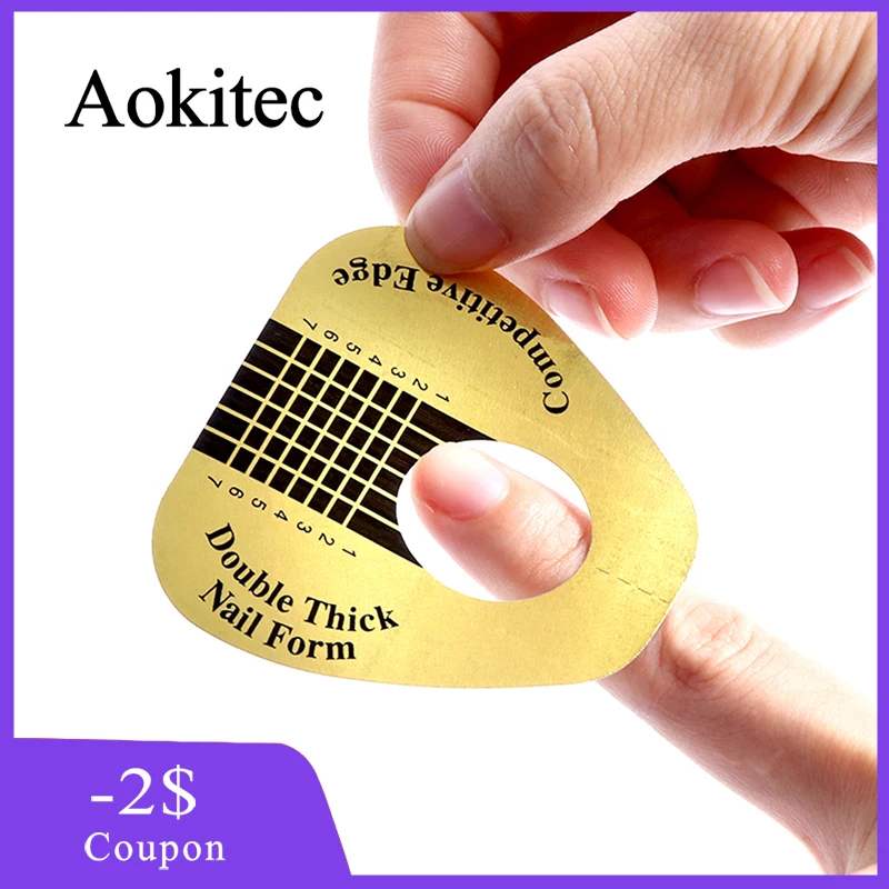 Aokitec 100 шт модель для ногтей новинка наращивание сделай сам акриловый УФ клей