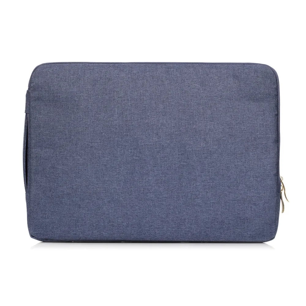 Dark blue 15 13 12 11 Inch Universal Laptop Bags Dustproof Portable Laptop Briefcase Liner Sleeve For MacBook Xiaomi HP Notebook Denim Bag - Цвет: Dark blue