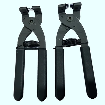 

Leather Craft Hole Punch Tools Hand-Held Silent Pliers Diamond Sewing Stitching Chisel Pricking Iron 4mm Spacing 2 and 4 Teeth