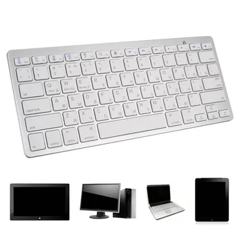 

Vococal Portable Russian Wireless Bluetooth Keyboard Key Board Keypad for Windows Android IOS Tablet Laptop Dell Lenovo Xiaomi