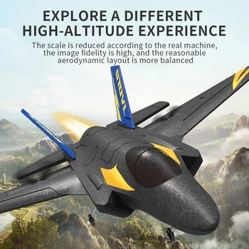 KF605 KFPLANE Fighter 2.4G 4CH 6-Axis Gyroscope Automatic Balance 360 Rollover EPP RC Glider Airplane RTF Electric RC Aircraft 2