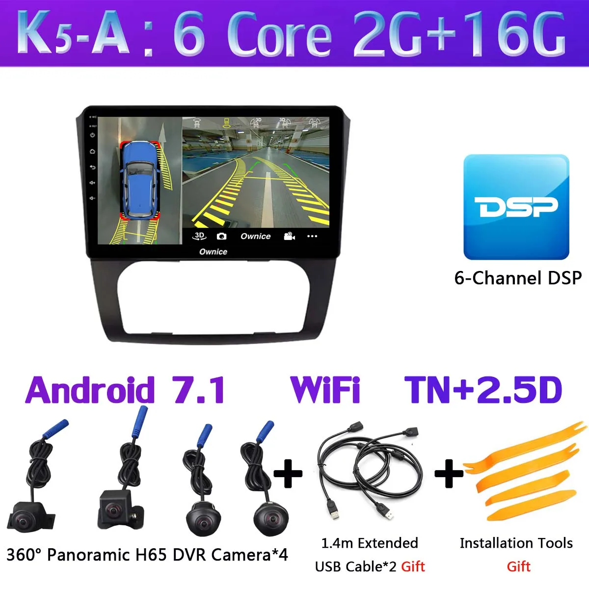 360 ° панорамный 4G+ WiFi 4G+ 64G Android 9,0 Автомобильный мультимедийный радио gps DSP CarPlay видео для Nissan Altima 2008 2009 2010 2011 2012 - Цвет: K5-A